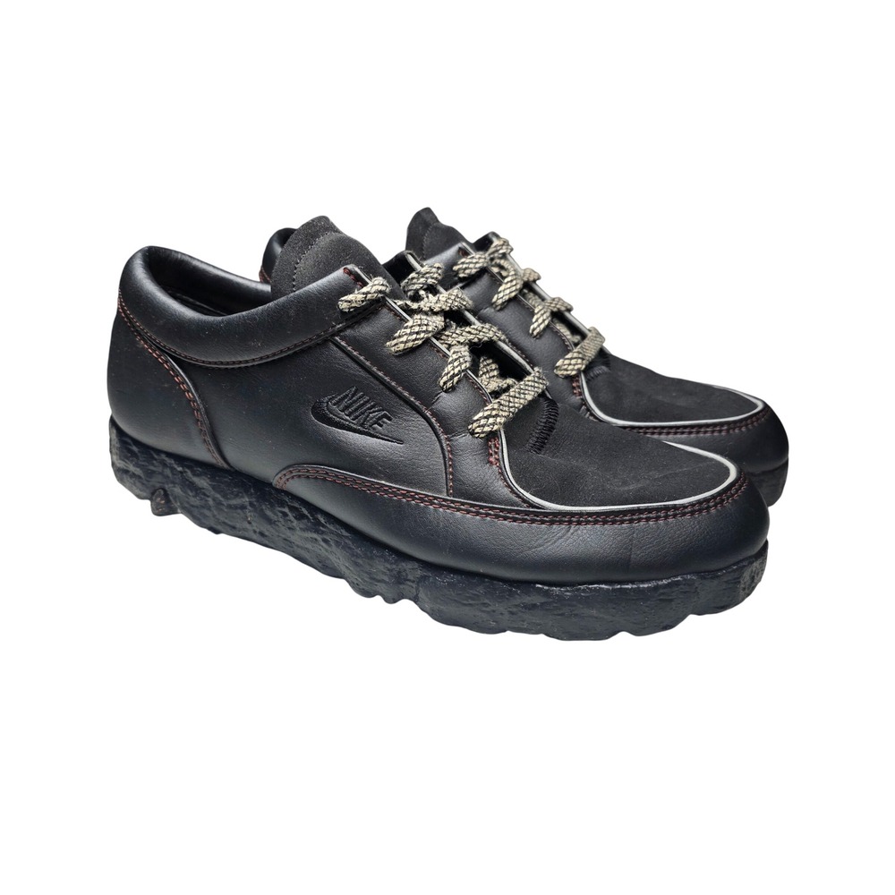 Nike Be-Do-Win Black Leather Suede Sneakers DB3017-001 Mens Size 9